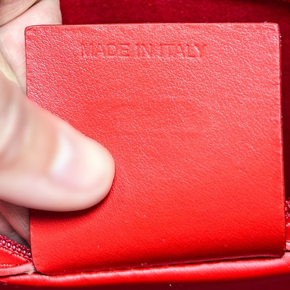 Christian Louboutin Medium Paloma Studs Leather Satchel Bag - Picture 8 of 8